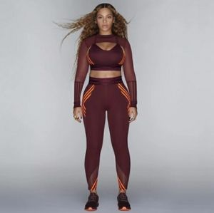 XL - IVY PARK X ADIDAS MAROON 7/8 TIGHTS